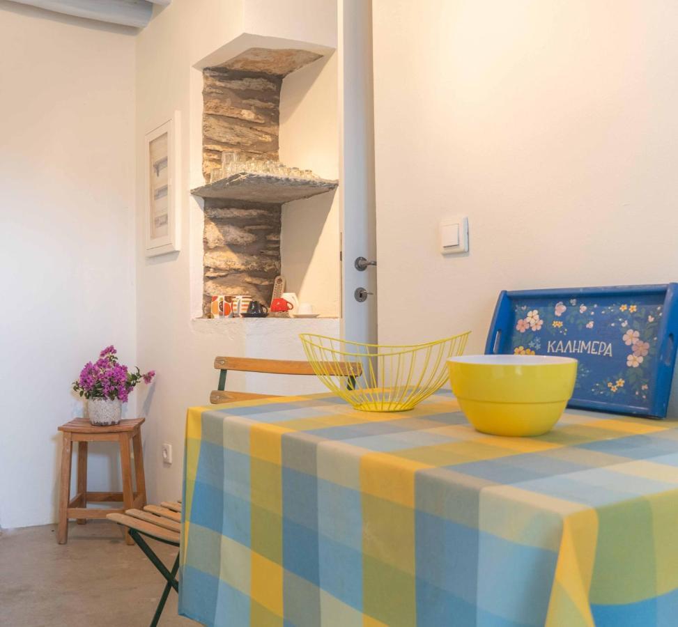 The Walnut Tree - Cycladic Getaway With Sea Views By Explore Andros Lamira Екстер'єр фото